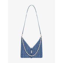 Women Cut Out - Small Bag W/ Chain - Medium Blue