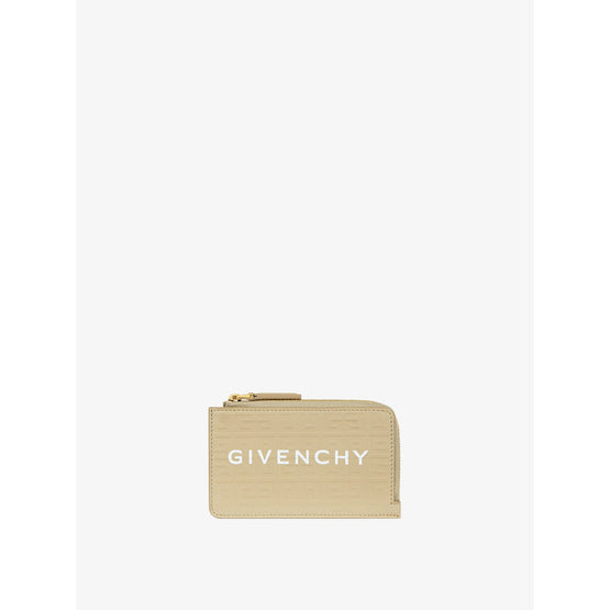 Women G-Cut - Full Zipped Cardholder - Natural Beige