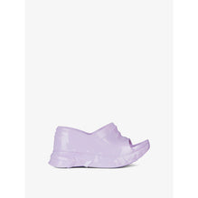 Women Marshmallow Slider Wedge Sandals - Lilac