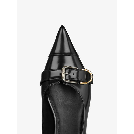 Women Voyou Slingback Flat - Black