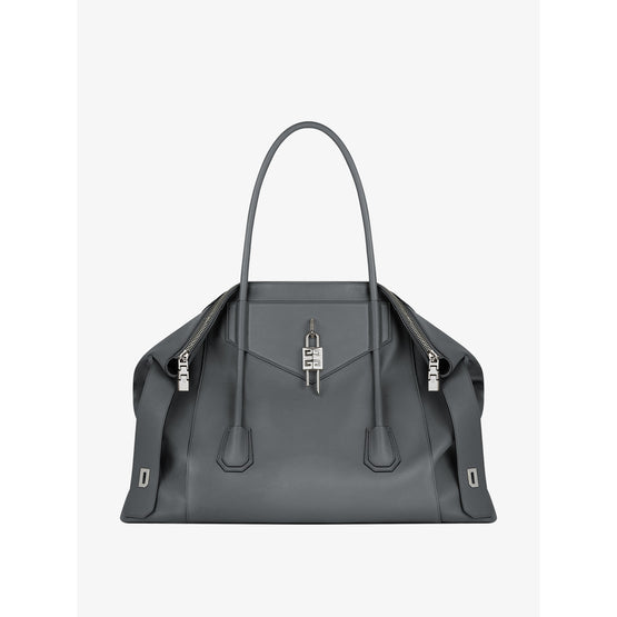 Men Antigona Lock Soft Large Bag - Graphite