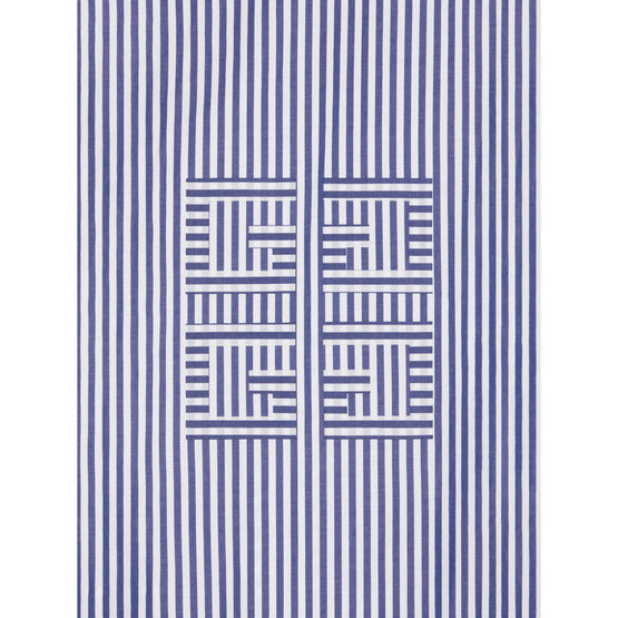 Men Shrunken Windbreaker - Blue