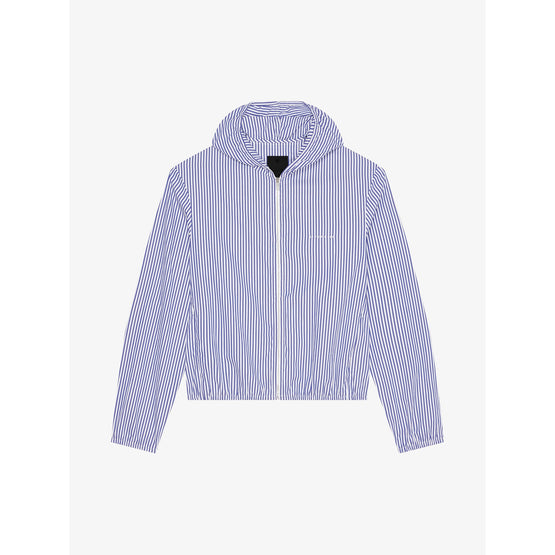 Men Shrunken Windbreaker - Blue