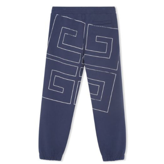 Men Casual Sweatpant W/ Elasticated Bottom - Deep Blue