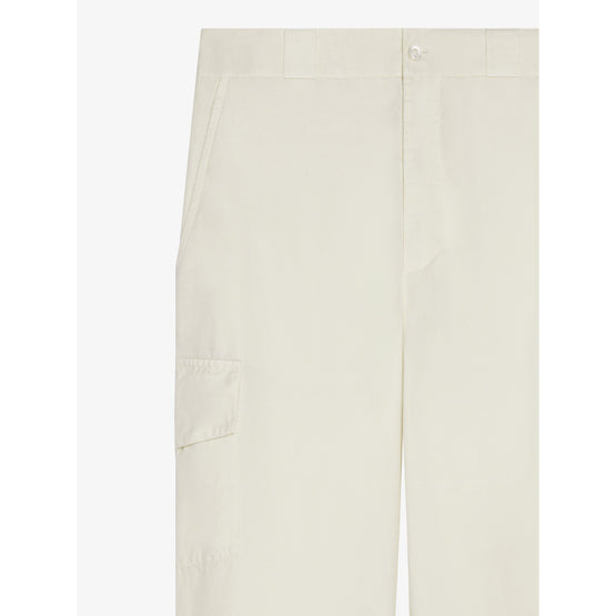 Men One Side Pocket Trousers - Ivory