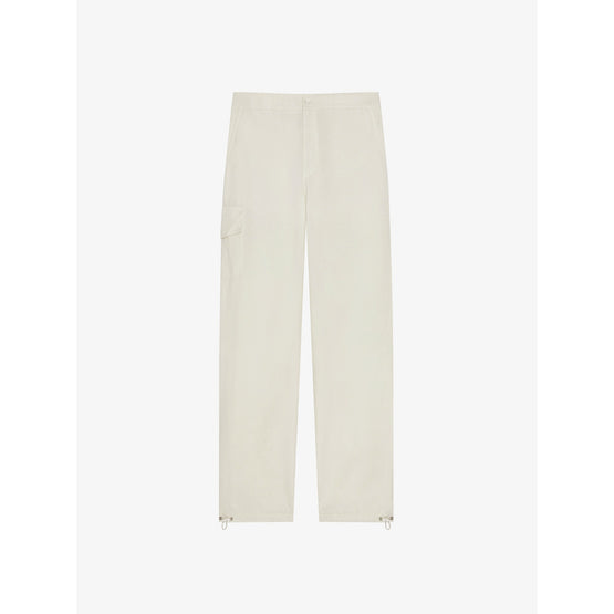 Men One Side Pocket Trousers - Ivory