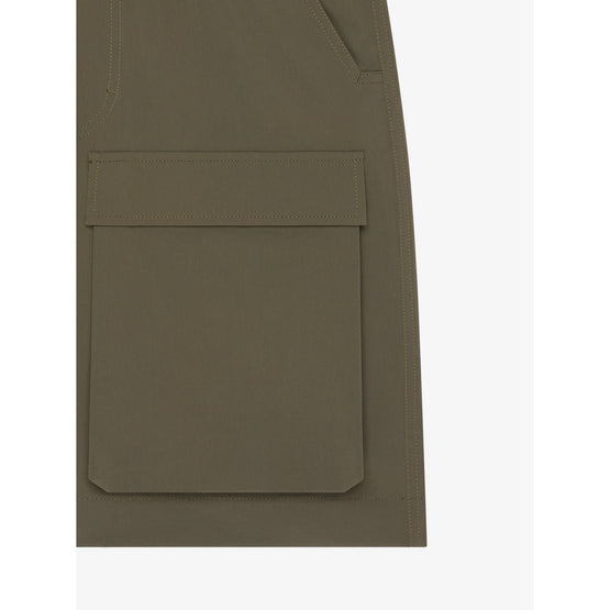 Men Military Spirit Short With Elasitc - Khaki