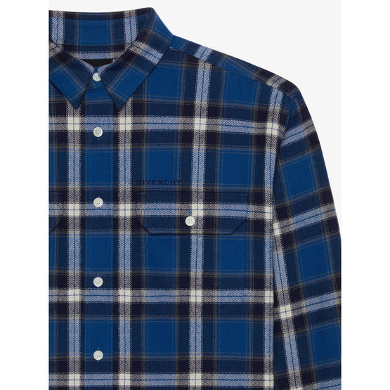 Men Lumberjack Shirt - Blue