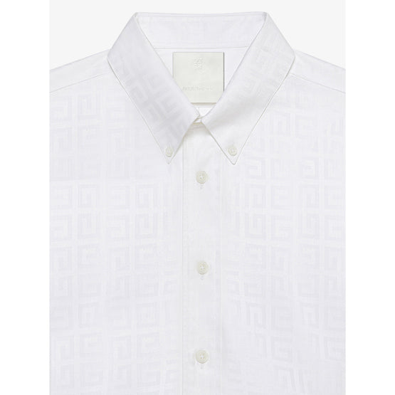 Men Custom Fit Shirt - White