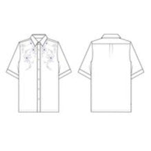 Men Embroidered Vendome Base Short Sleeve - White