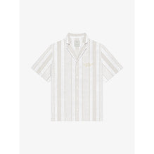 Men Short Sleeves Jersey Vendome Shirt - White/Beige