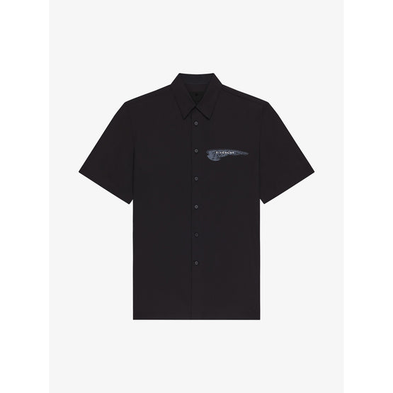 Men Short Sleeve Shirt - Black