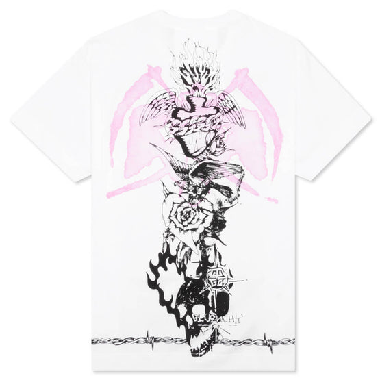 Men Tattoo Totem Tshirt - White
