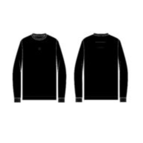 Men Classic Fit Long Sleeves T-Shirt - Black