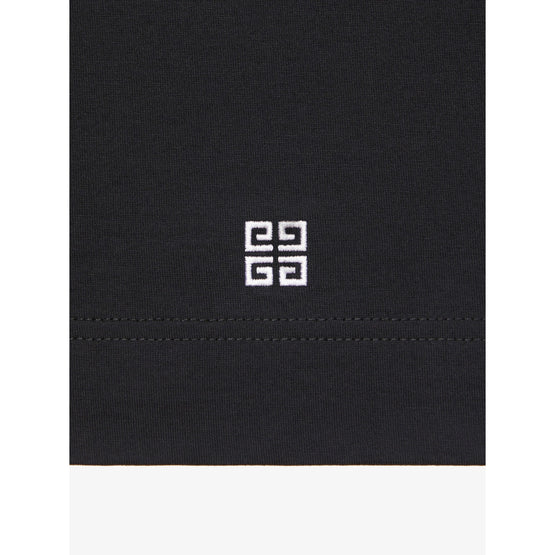 Men Casual Short Sleeve Front Pocket Base - Black