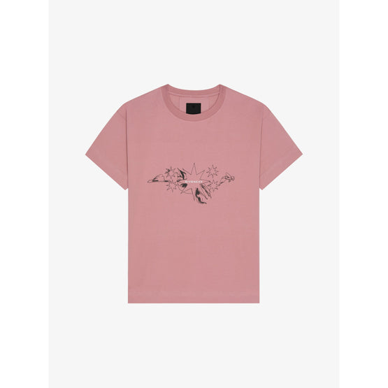 Men Boxy Short Sleeve - Old Pink