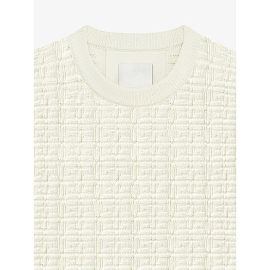 Men Crew Neck Jumper - Cream
