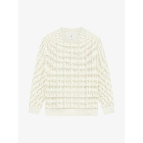 Men Crew Neck Jumper - Cream