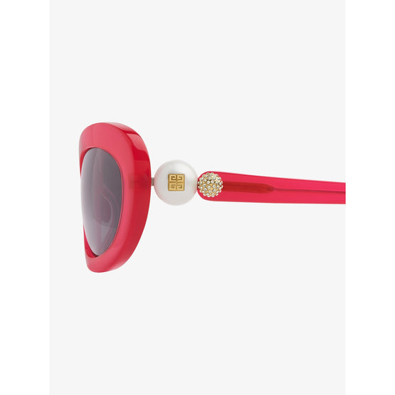 Unisex 4G Pearl Sunglasses - Fuchsia