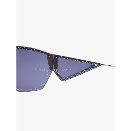 Unisex Giv Cut Mask Crystals Sunglasses - Blue