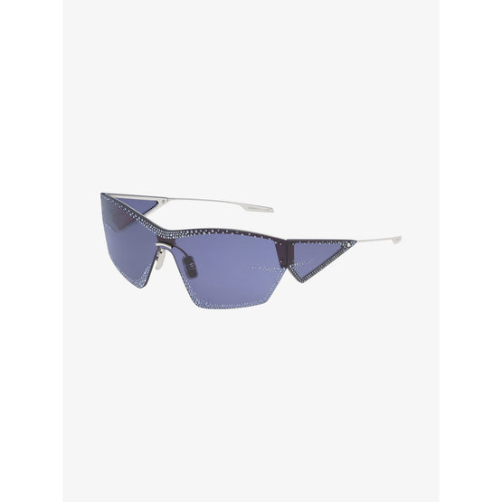 Unisex Giv Cut Mask Crystals Sunglasses - Blue
