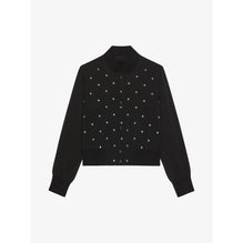 Women Satin Embroidered Bomber - Silvery