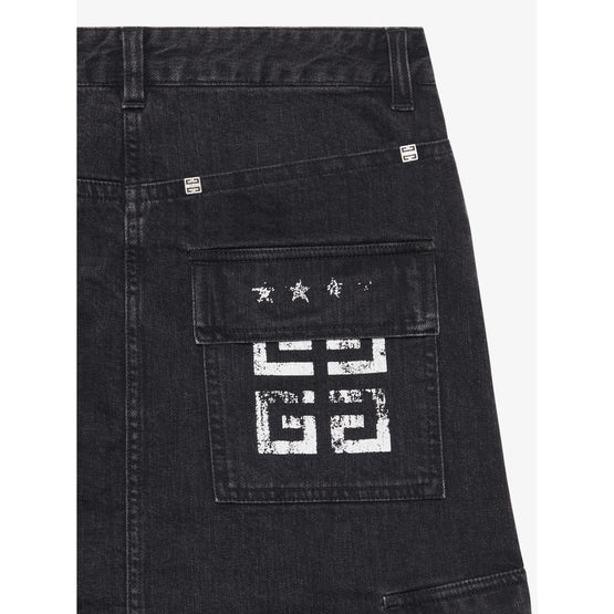 Women Mid Lenght Skirt With Pockets Asian Fit - Black