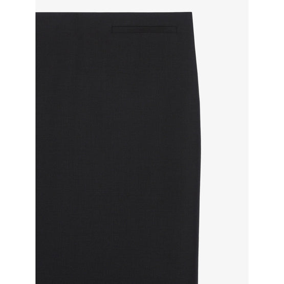 Women Front Kick Skirt - Black