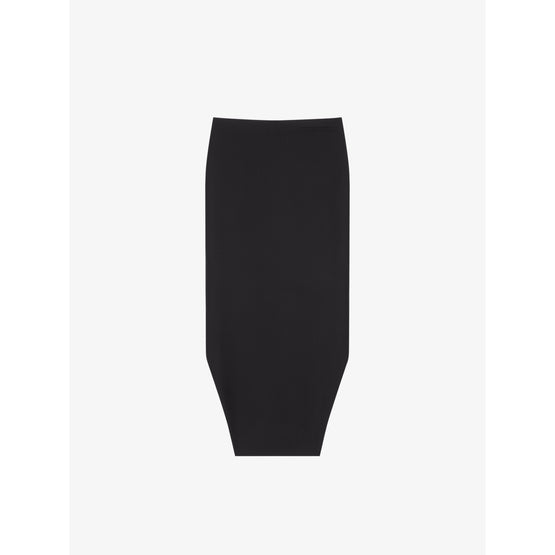 Women Front Kick Skirt - Black