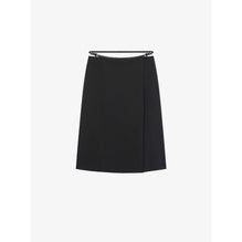 Women Wrap Voyou Belt Skirt - Black