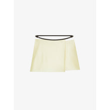 Women Mini Wrap Voyou Skirt - Butter