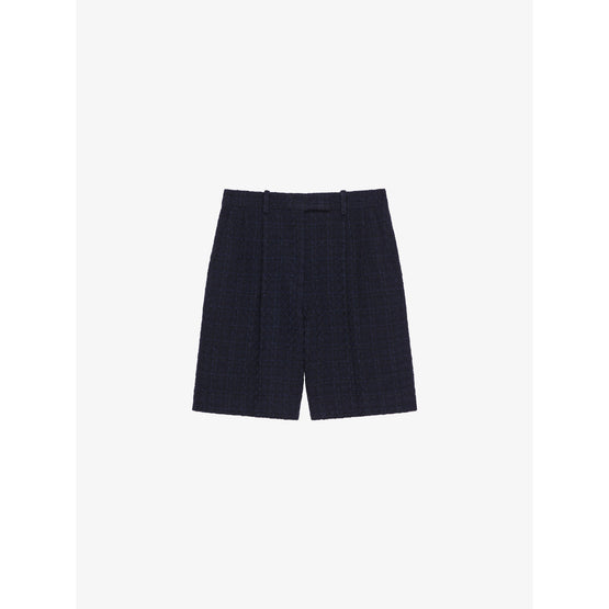 Women Tailoring Bermuda - Dark Navy
