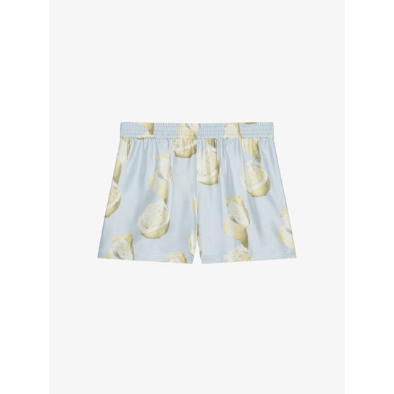 Women Short - Blue/Yellow