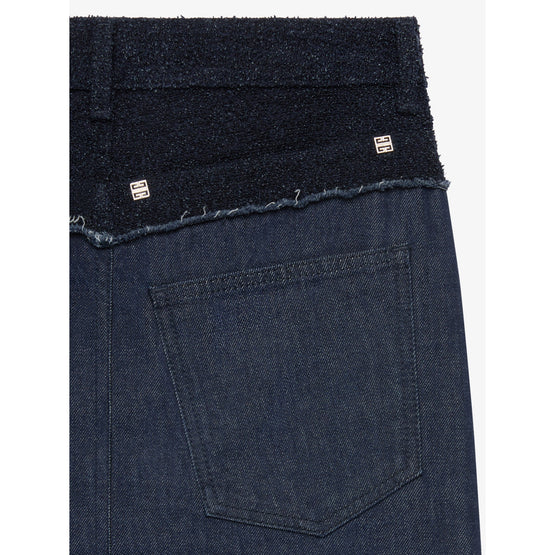Women Mix Denim Alternative Fit - Indigo Blue