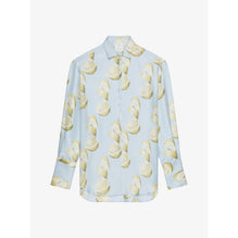 Women Long Shirt - Blue/Yellow