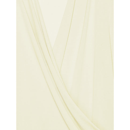 Women Drapped V Top - Butter