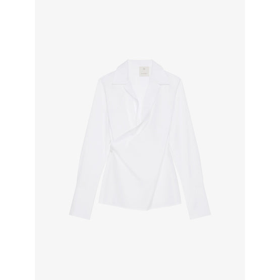 Women Vrapped Shirt - White