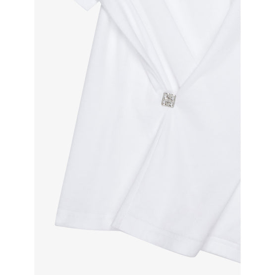Women Wrap T-Shirt - White