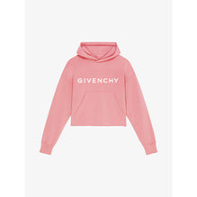 Women Cropped Hoodie - Flamingo